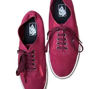 Vans Men’s Burgundy Maroon Skate Sneakers, size 11